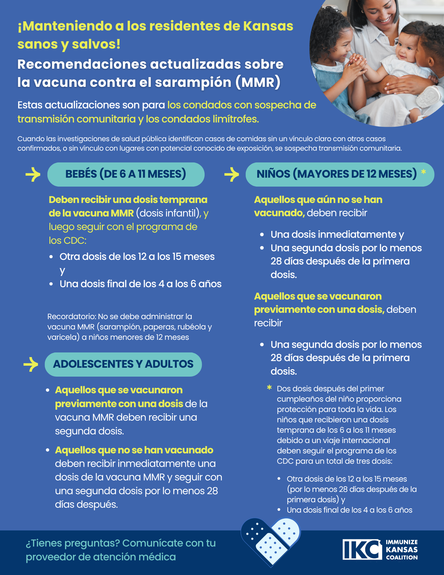 Updated Measles (MMR) Vaccination Recommendations